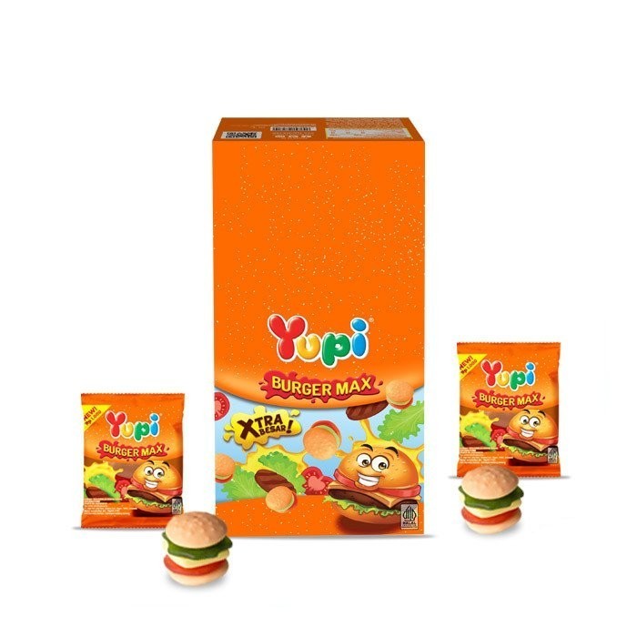 

Permen Gummy Yupi Burger Max 9g Isi 12pcs Cemilan Murah dan Enak