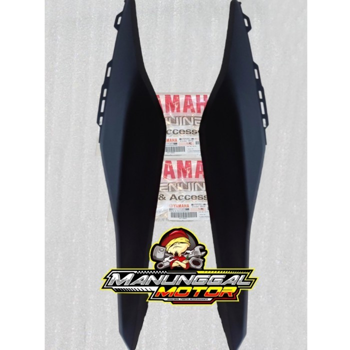 Body Belakang Kanan Kiri Hitam Doff Aerox 155 New Connected 2021