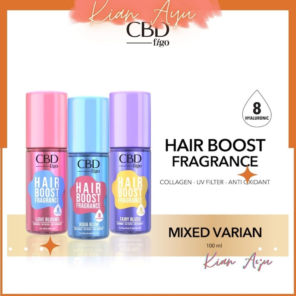 KianAyu* CBD Figo Hair Boost Fragrance Spray 100ml