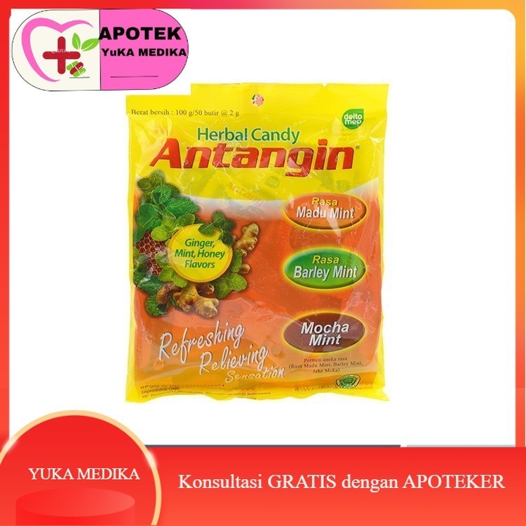 

Permen Antangin 50 Butir - Permen Herbal Pelega dan Penyegar Tenggorokan