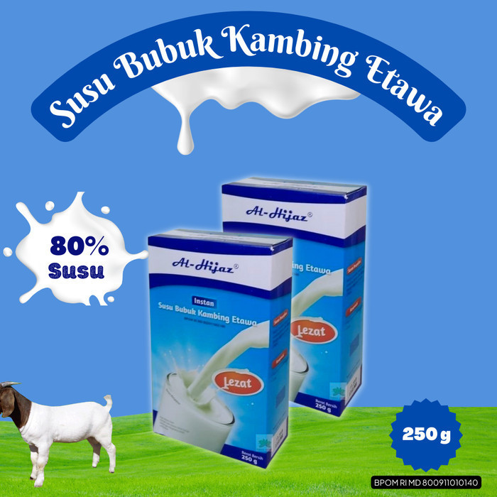 

TERJUAL Instan Susu Bubuk Kambing Etawa Al Hijaz I BPOM RI