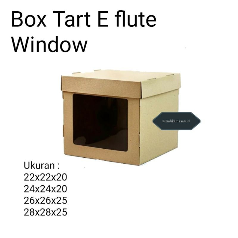 

TERMURAH DOS TART EFLUTE JENDELA / BOX TART EFLUTE TINGGI UK 20, 22, 24, 26 ,28, 30 (NGANJUK)