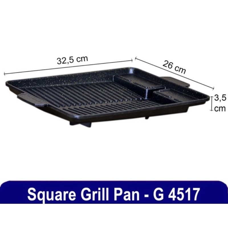 READY STOCK GRILL PAN GSF 4517 Panggangan Grill Pan GSF Portable 4517 KEKINIAN