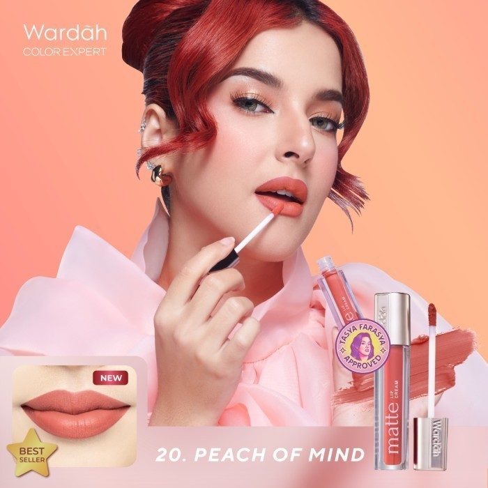 [Gift Not For Sale] Wardah Matte Lip Cream Peach of Mind