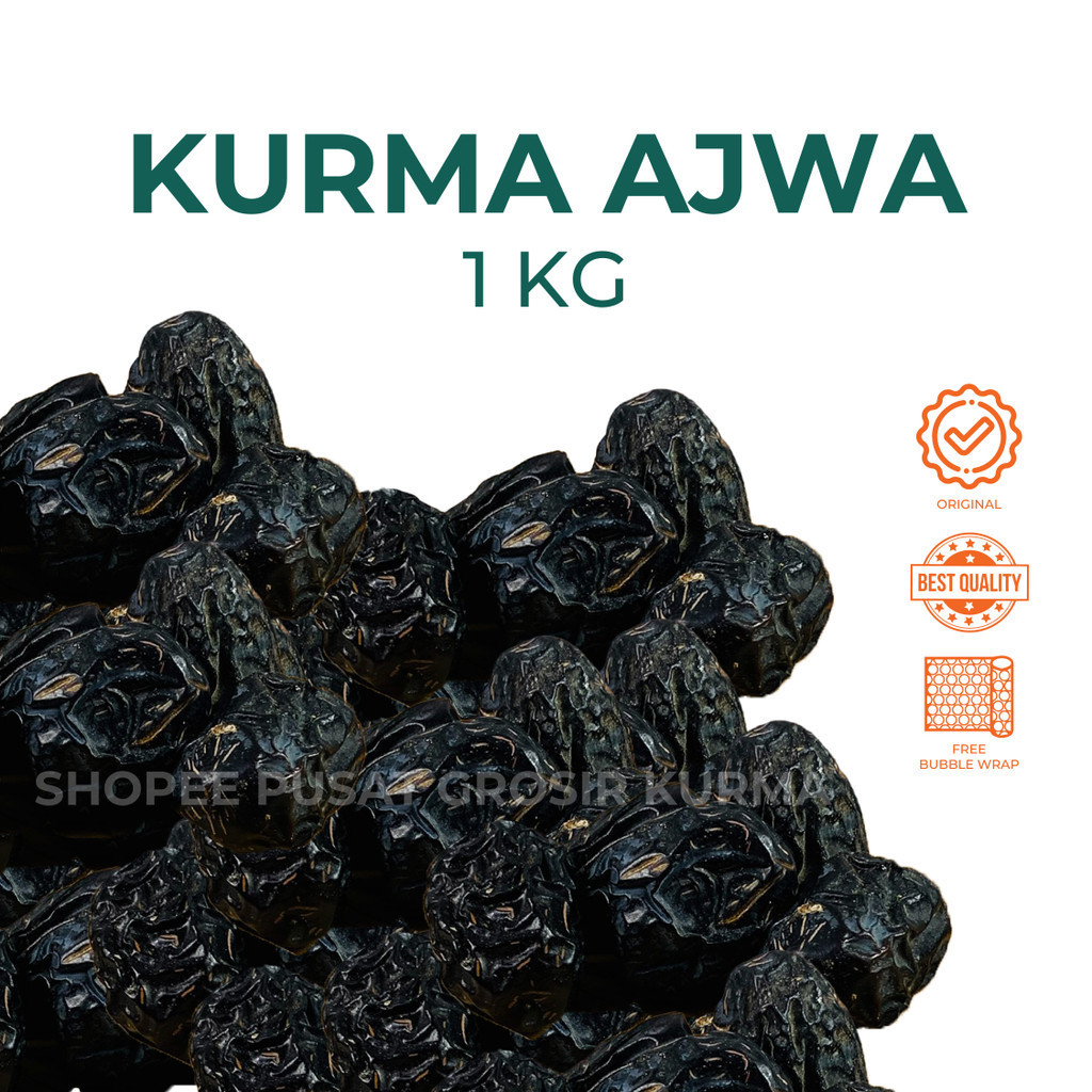 

KURMA AJWA MADINAH PREMIUM / KURMA NABI SUPER ASLI MADINAH / KURMA AJWA PREMIUM