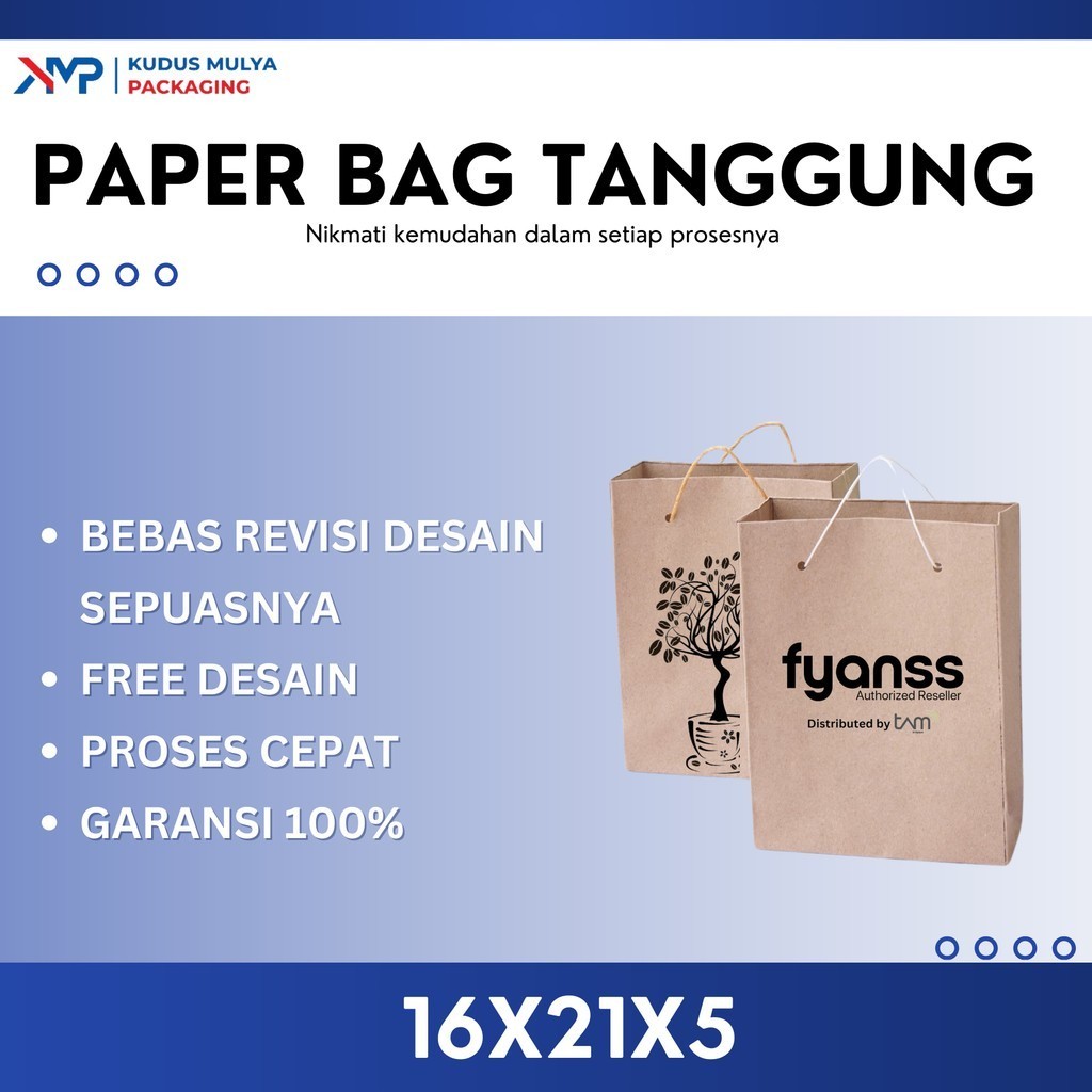 

PAPER BAG CUSTOM SABLON TANGGUNG 50 / 16cm X 21cm X 5cm / PAPER BAG KADO / PAPERBAG SOUVENIR