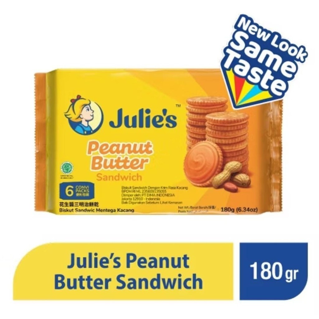 

Julies Peanut / Julie's Peanut / Biskuit Kacang 180 gr