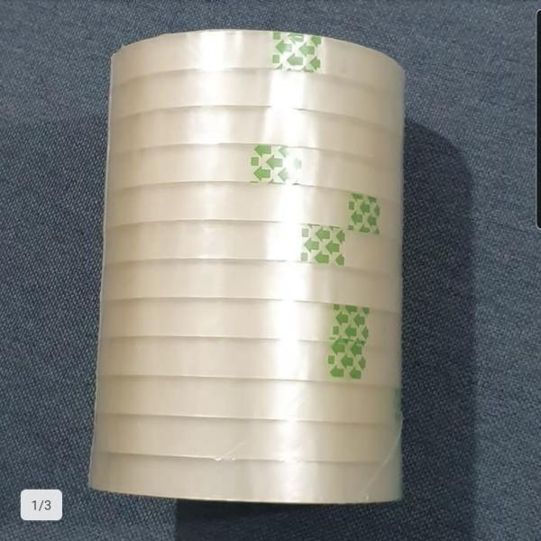 

Selotip Bening (Stationary Tape) GOLDTAPE Hijau | 12 mm | 72 yard