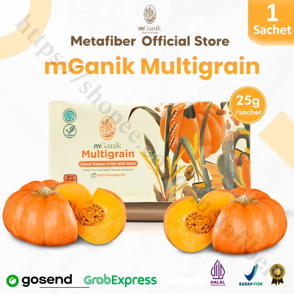 

mGanik Multigrain Labu Kuning Ecer Sachet - Suplemen Gula Darah Alami Official Store