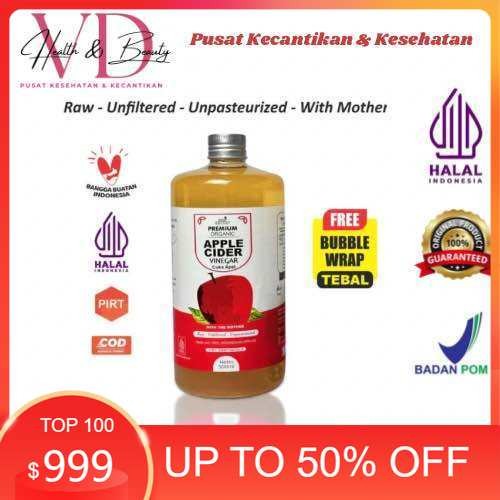 

Cuka Apel Organic Original | Apple Cider Vinegar 500 ml | Cuka Apel Premium Organic BPOM dan Halal