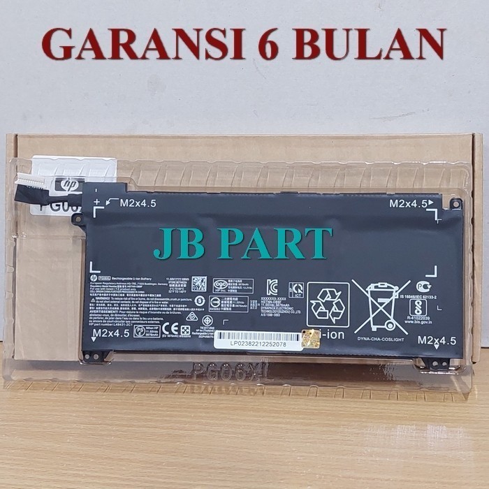 Baterai HP Omen 15-dh1020TX 15-dh0180TX 15-dh0105TX 15-dh0000NK -JBPART