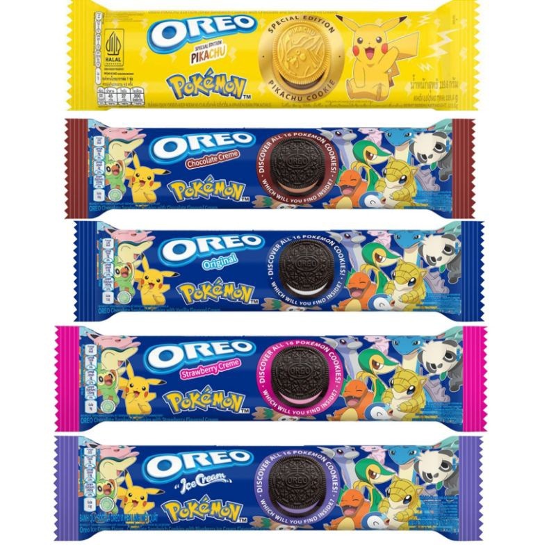 

OREO Biskuit 119 gr Original Pisang Blueberry Strawberry Chocolate