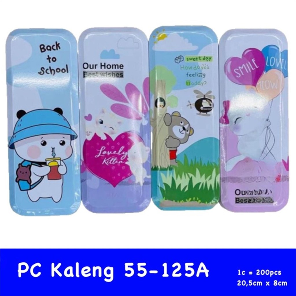 

[D] 55-125A Pensil Case/Tempat Pensil Kaleng (PCS)