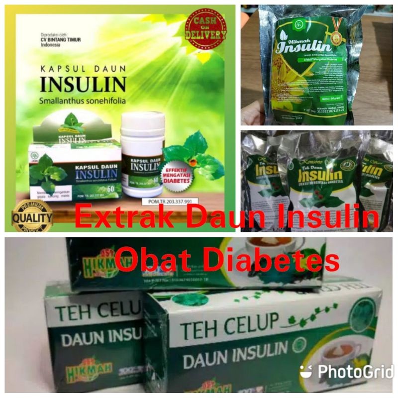 

PROMO Obat Herbal Diabetes Ekstrak Daun Insulin Mengobati Kencing Manis Gula Darah Pengobatan Herbal