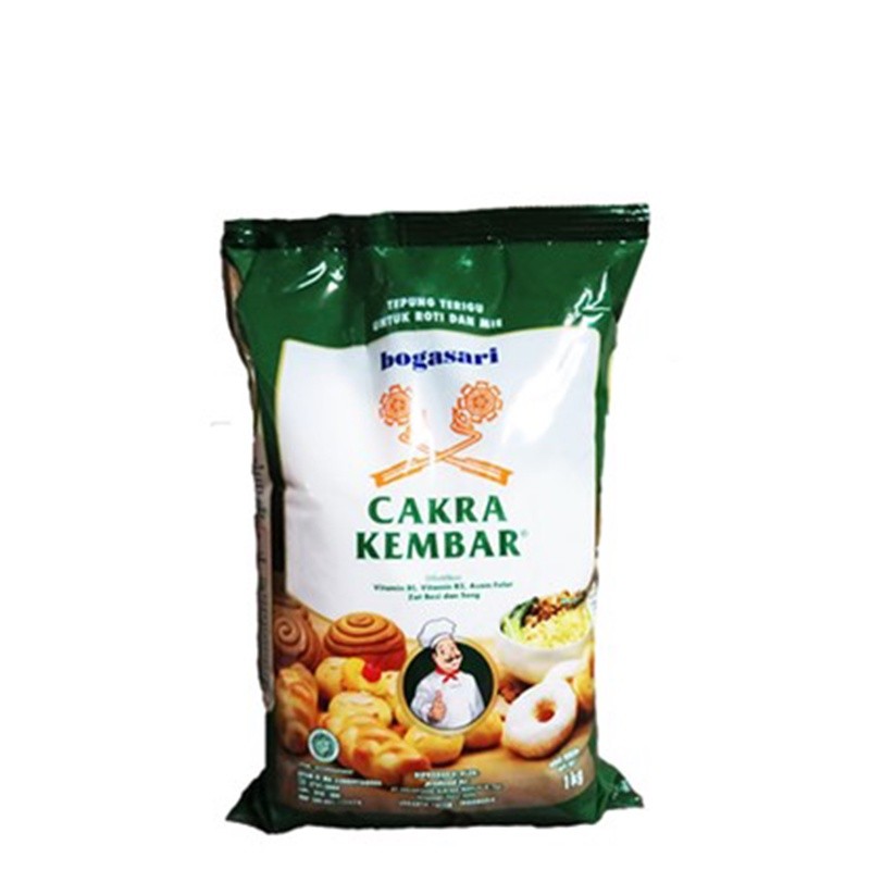 

Bogasari Cakra Kembar Tepung Terigu 1 kg