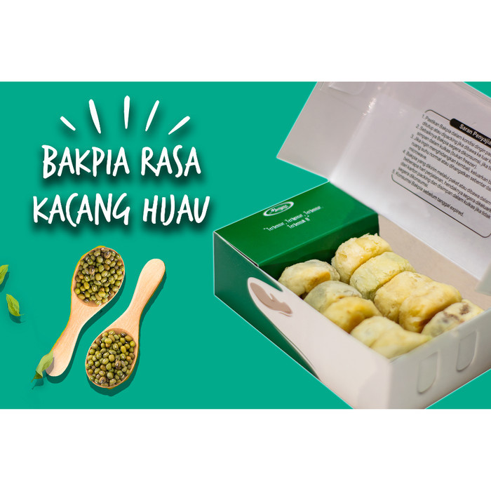 

CR Bakpia Mutiara Jogja (All Variant) - Kacang Hijau, isi 10
