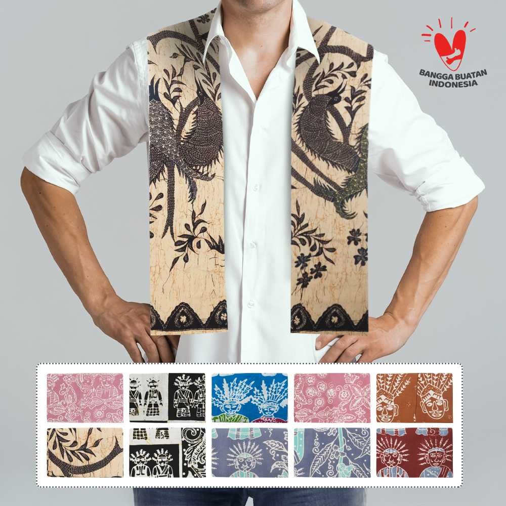 CIKKOSTR Sewish & Rich Kain Cukin Batik Printing Selendang Betawi - SR13