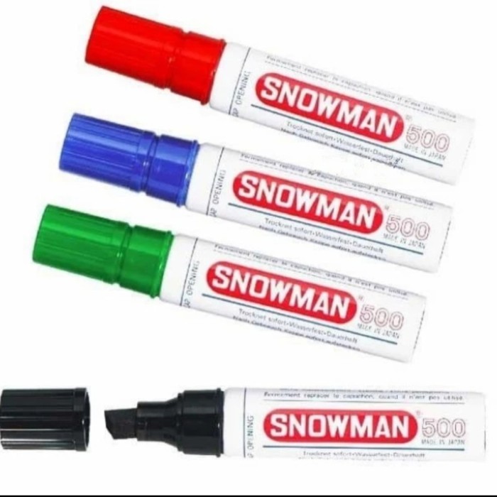 

Spidol Snowman Permanen Jumbo j-500 - Hitam