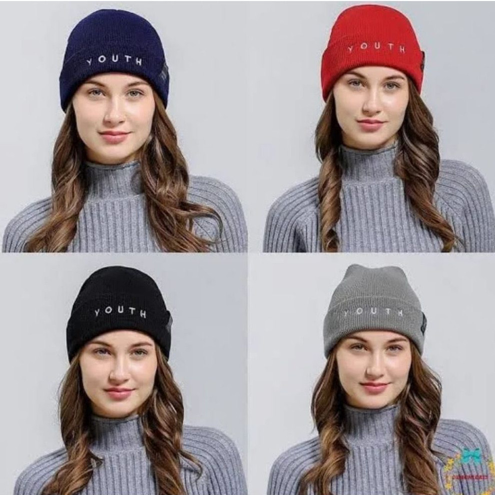 Cod Topi Kupluk YOUTH Wanita Pengeluaran Terbaru
