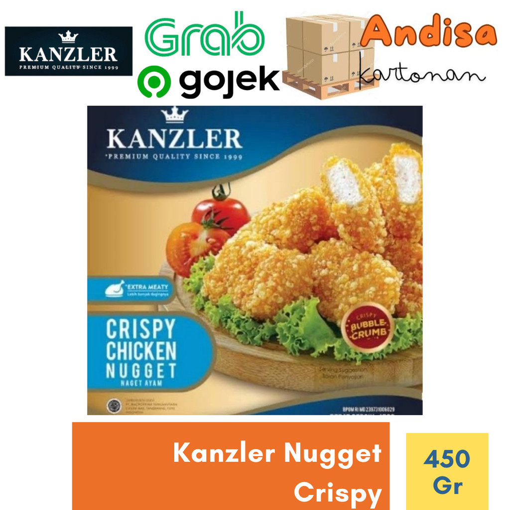 

Kanzler Crispy Nugget 450gr