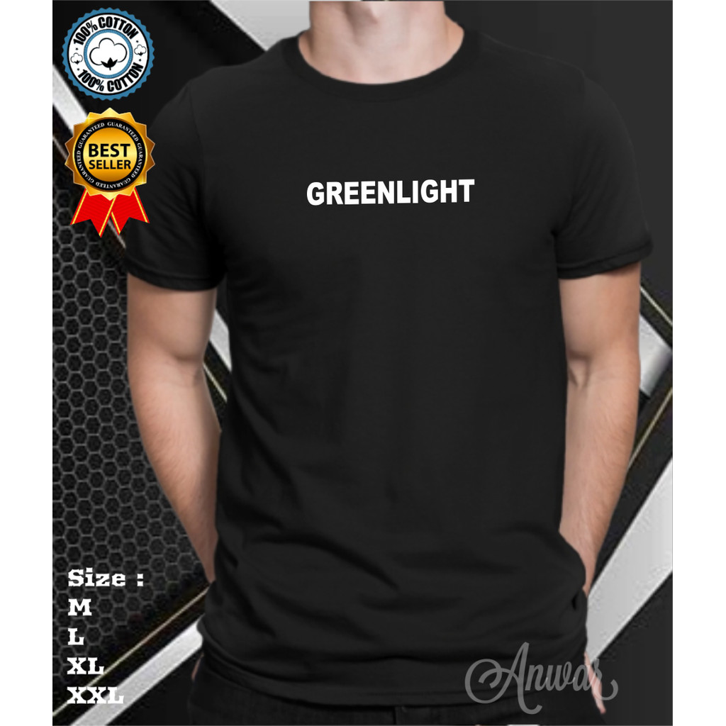 Terlaris Atasan Pria Dewasa Kaos Motif GRENLIG TEX Logo White COD Terlaris Bermotif Bahan Tebal Dan 