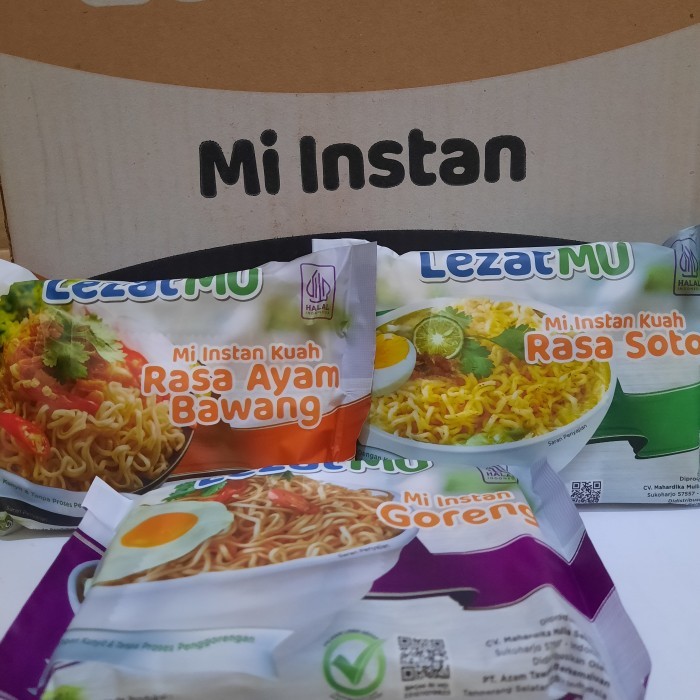 

Mie LezatMU Dus/Karton isi 40bks BPOM RI MD 231511015823 - soto