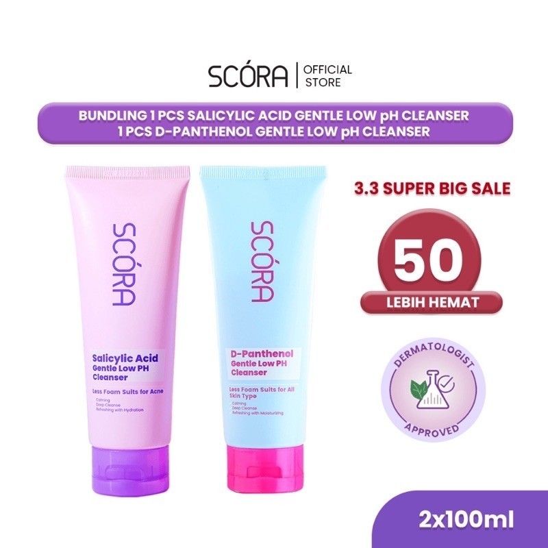 SCORA Gentle Low PH Cleanser 100ml