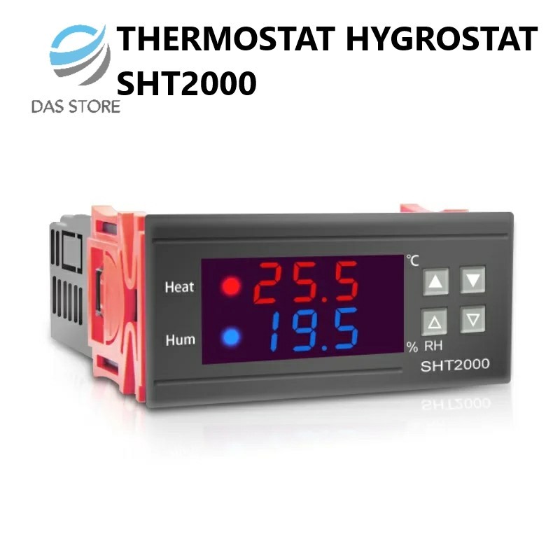 Thermostat Hygrostat SHT2000 Mesin Tetas Telur Inkubator AC 220V SHT-2000