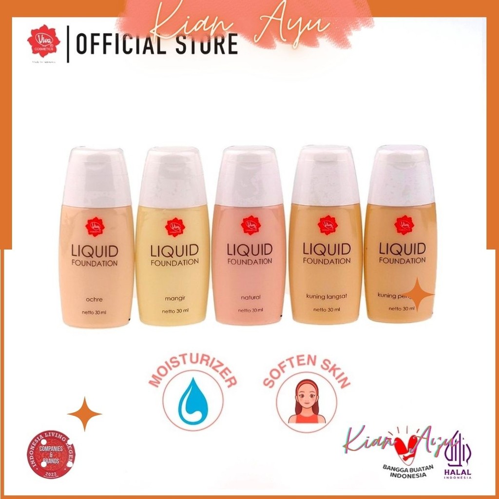 KianAyu* Viva Liquid Foundation 30ml