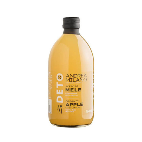 

Cuka Apel Andrea Milano Organic Apple Cider Vinegar Unfiltered 500ml - Cuka Apel