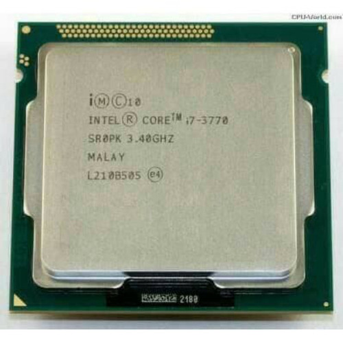 Prosesor Intel Core i7 3770 Tray 3.4Ghz + Fan - Socket 1155