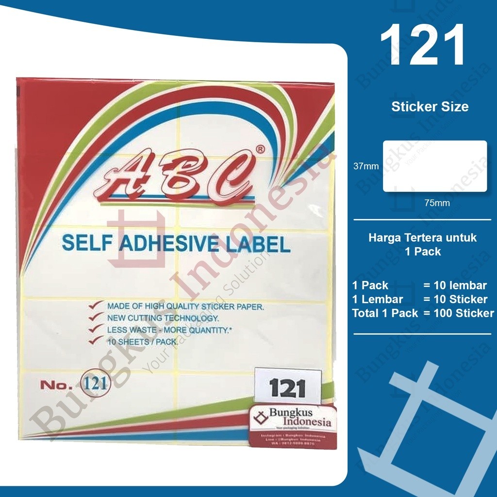 

Stiker Label 121/ sticker