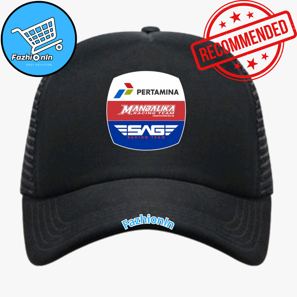FazhiionIn Topi Trucker SIRKUIT MANDALIKA - Topi Distro SIRKUIT MANDALIKA Logo - Topi SIRKUIT MANDAL