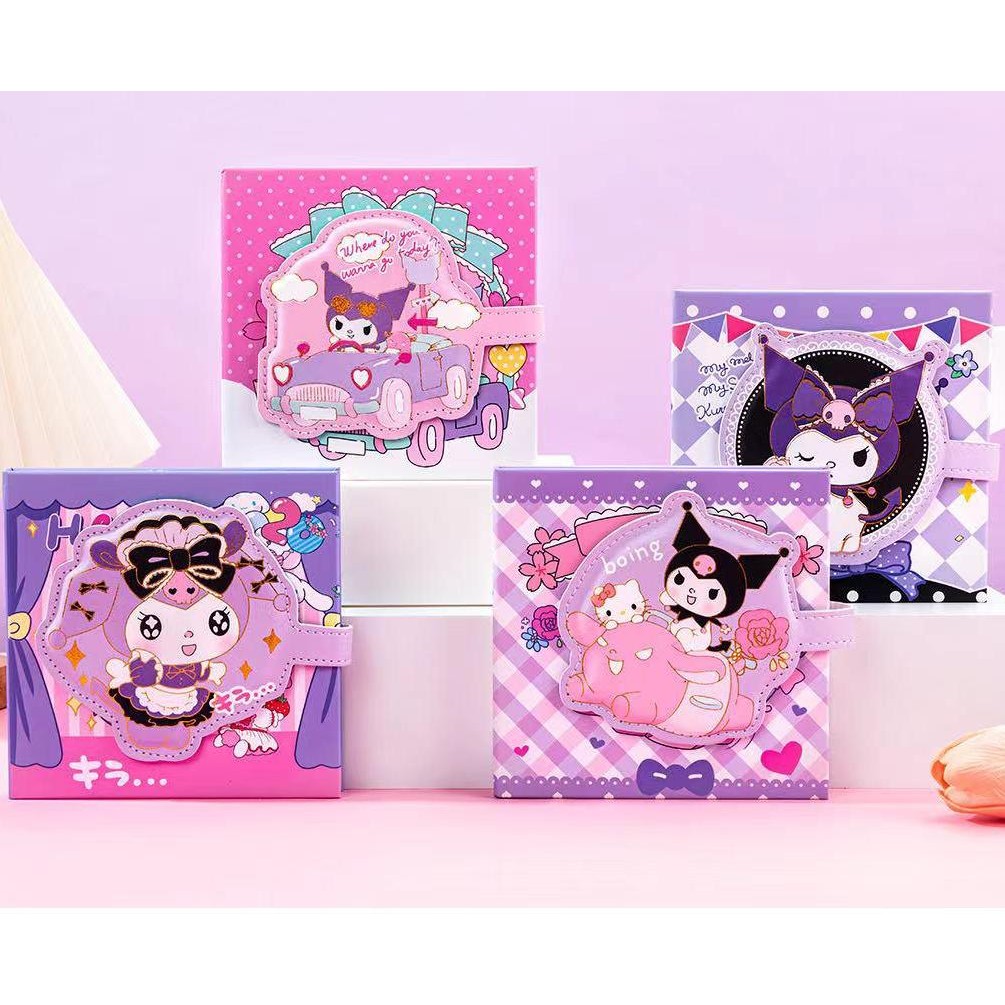 

Notebook Diary Magnet Motif Sanrio Kuromi Melody Cinnamonroll Kertas Bermotif 13x13CM - GG0370