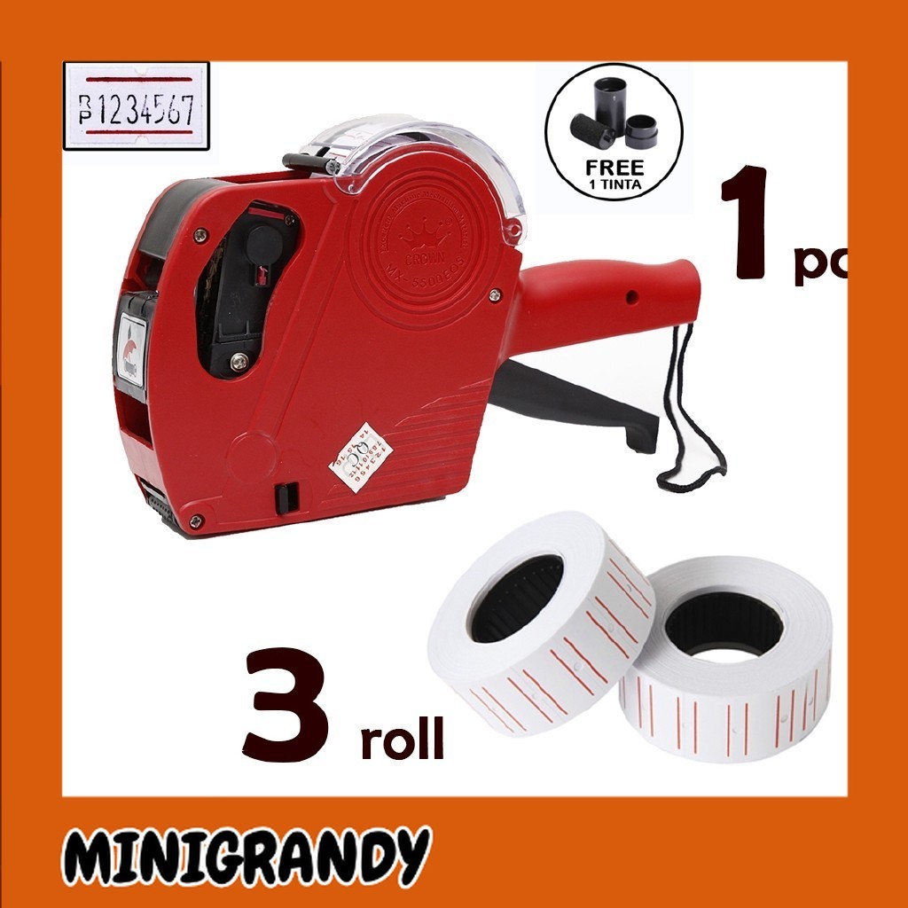 

[TERBARU] ALAT LABEL HARGA PRICE LABELLER MX 5500 & 3 ROLL