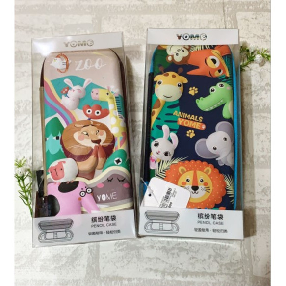 

YOME Pencil case - kotak pensil anak karakter ZOO YB23