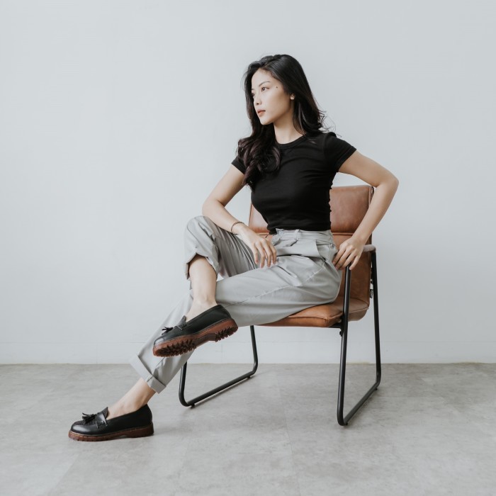 ✨TERLARIS✨ -Dianable - Luna Docmart Black - 37