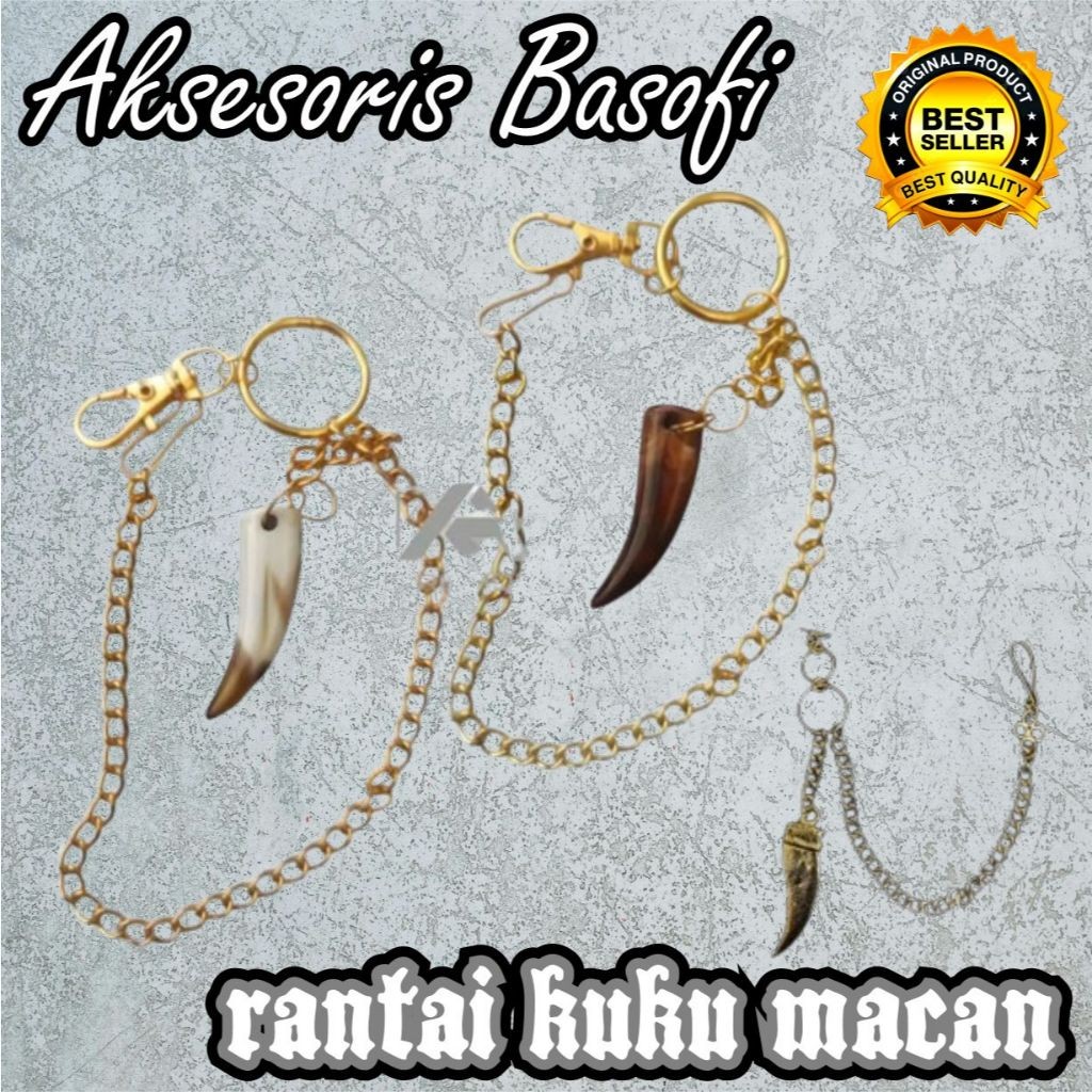RANTAI BROS MODEL KUKU MACAN AKSESORIS PAKAIAN ADAT TRADISIONAL RANTAI KUKU MACAN ACCESSORIES BAJU B
