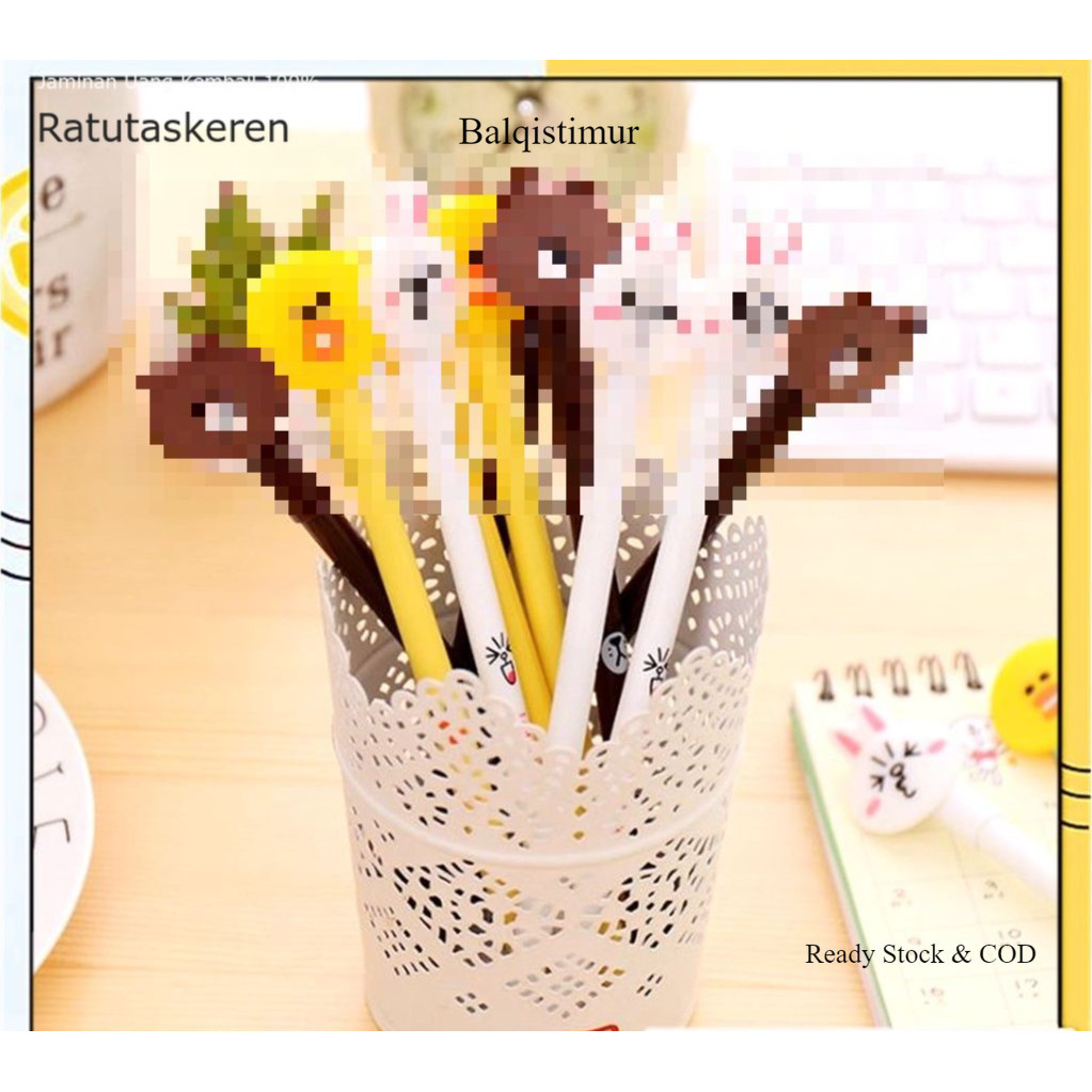 

BALQIS PENA KARAKTER GEL KELINCI BEBEK BERUANG PULPEN KARAKTER ALAT TULIS SEKOLAH ATK PULPEN LANCIP MURAH KEREN READY STOK