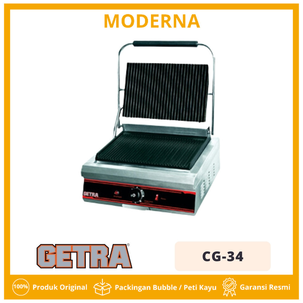 GETRA CG 34 CG-34 CONTACT GRILLER PEMANGGANG GRILL LISTRIK Original