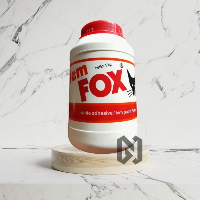 

Lem Fox Putih PVAc 1kg botol - Fox White Adhesive