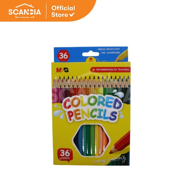 

SCANDIA Pensil Warna Hexagon Color Pencil 36 Colors (AWP34368)