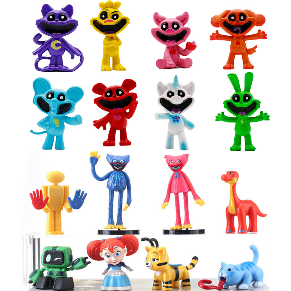 

Anime 8PCS Smiling Critters Figure Smiling Critters Cat Nap Dog Day Catnap Dogday Figure Set Toy Catnat Kickinchicken Figurine