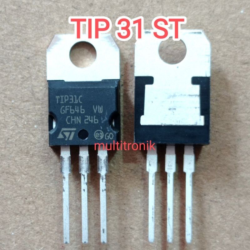 TIP 31C ST TRANSISTOR TIP 31C ORIGINAL ST