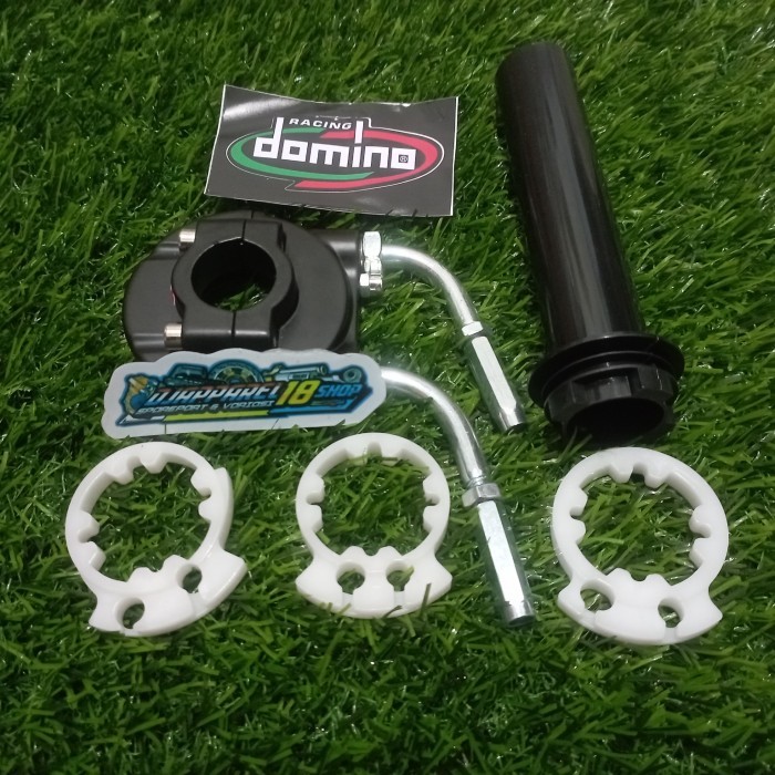Selongsong gas spontan 2kabel plus L gas crome all motor