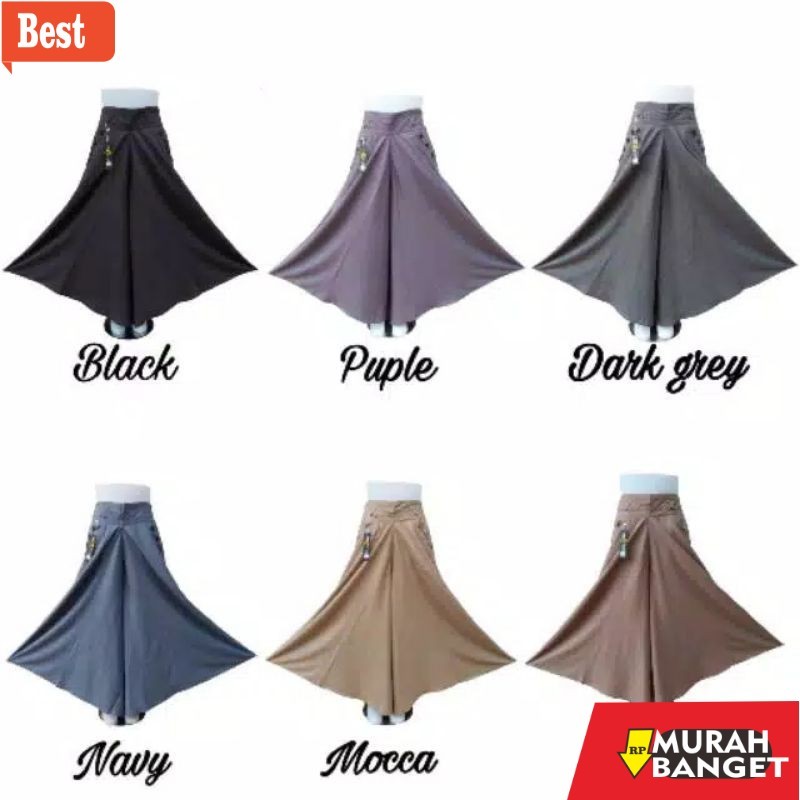 celana kulot wanita terbaru CELANA KULOT PAYUNG fit to XL Katun Supernova Tebal Celana Kulot Payung 