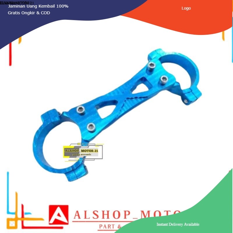 Borgol depan RX KING shock depan RX KING warna merah biru gold