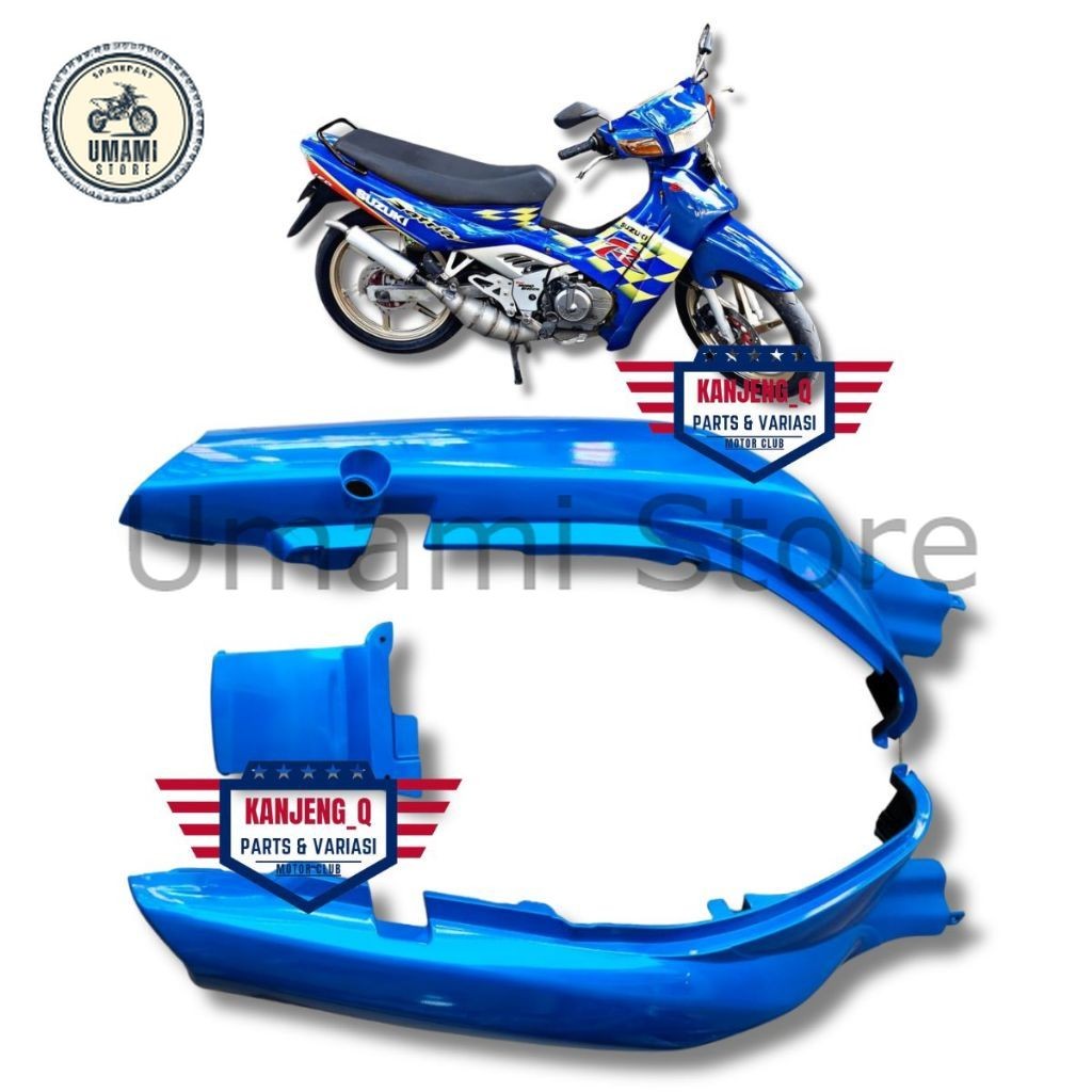 cover body samping body samping kanan kiri suzuki satria lumba satria ru 2 tak Terbatas