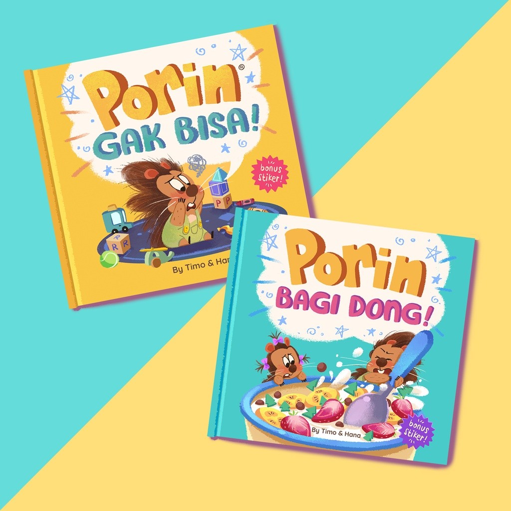 

Buku Cerita Anak - Bundle Cerita Porin Vol 1 dan 2