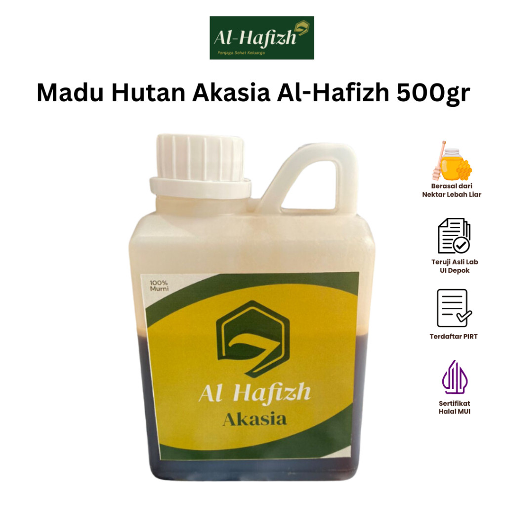 

Madu Murni Asli 100% Nektar Akasia Al-Hafizh Kemasan 500gr